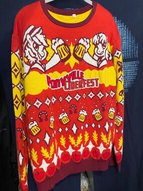 Ponyville Ciderfest MLP fandom convention Christmas Sweater